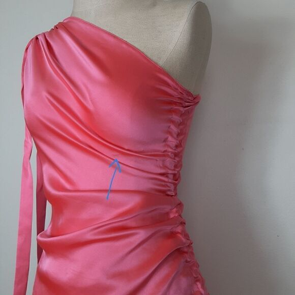 Amanda Uprichard Maryclare Dress in Fluro Pink size Small - Picture 8 of 16